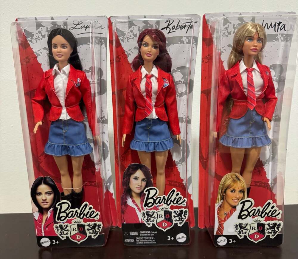 Barbie RBD Rebelde Doll Set of 3 - Lupita, Roberta, Mia - Mattel